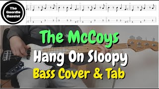 The McCoys  Hang On Sloopy  Bass cover with tabs [upl. by Gwenny]