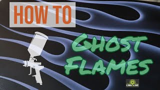 How to Airbrush Paint Ghost Flames on your Motorcycle Car or Hot Rod [upl. by Valentin]