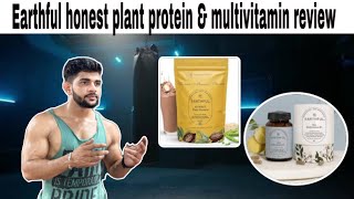 Earthful honest plant protein amp multivitamin review  Nimai Chaudhary [upl. by Annirak]