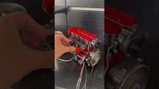 Inline 4cylinder Engine enginemodel l4 diy engine [upl. by Einot]