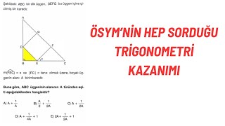 YKSde defalarca çıkmış Trigonometri Kazanımı yks ayt trigonometri [upl. by Dearr]