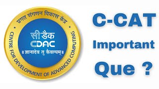 Important MCQ on cdac ccat exam  cdac ccat preparation in hindi  important questions in cdac cdac [upl. by Aihsatal7]