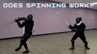 Do Spinning Sword Attacks Work shorts [upl. by Eirrahs]