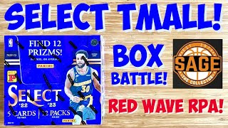 BOX BATTLE 202223 Panini Select Asia TMall Basketball vs SageTheCollector RED WAVE RPA [upl. by Yartnoed]