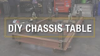 How To Build DIY Chassis Table  Welding It All Together Using the Eastwood MIG 250 [upl. by Ogires]