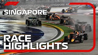 Race Highlights  2022 Singapore Grand Prix [upl. by Hareenum]