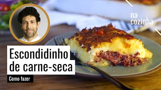 ESCONDIDINHO DE CARNESECA RODRIGO OLIVEIRA DO MOCOTÓ ENSINA RECEITA DELICIOSA E SAUDÁVEL [upl. by Enived]