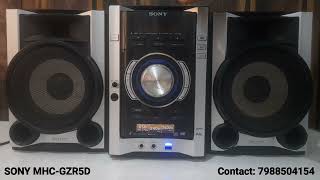 SONY MHCGZR5D MINI HIFI MUSIC SYSTEM [upl. by Sumerlin]