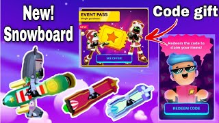 NEW SNOWBOARD AND PREMIUM EVENT PASS CODE [upl. by Nnaycnan392]