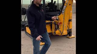 JCB 1CXT Mechanical Quick Hitch [upl. by Etnoved]