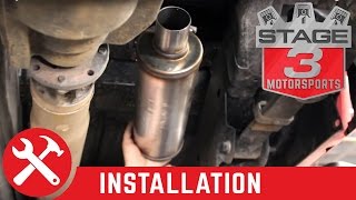 20112014 F150 Magnaflow 3quot TurnDown Catback Exhaust Kit Install [upl. by Jemma319]