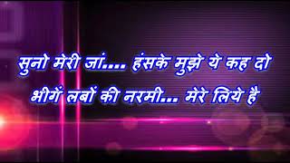 wada karo nahi chhodoge  with female karaoke lyrics scrolling [upl. by Imar]