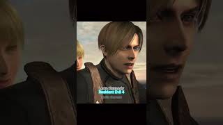 Leon Kennedy Resident Evil 4 vs Resident Evil 6 4K  Resident Evil 4 shorts [upl. by Eillim]