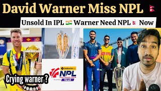 Nepal Offer David Warner Miss NPL For IPL  Nepal Offer David Warner  NPL Trophy Price In Crore [upl. by Billye396]