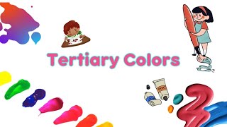 Tertiary Colors  Color Wheel  Mixing Colors  colormixing arcbrainsparks [upl. by Sillert421]