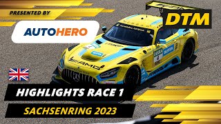 DTM Sachsenring Highlights presented by Autohero  DTM 2023 [upl. by Samson821]