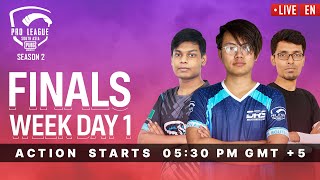 EN PMPL South Asia S2  Finals Day 1  PUBG MOBILE Pro League 2020 [upl. by Cilka910]