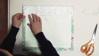 How to attach pencil pleat heading tape to a curtain  Master Soft Furnishers  Victoria Hammond [upl. by Kenon]