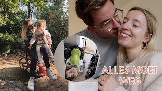 VLOG  Heel wat spullen opruimen Weer afscheid nemen van heel wat kinderkleding amp Vinted pakketje 💞 [upl. by Ellecrag]