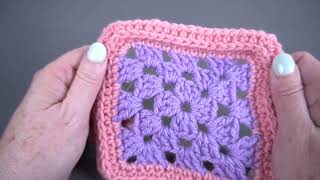 Simple Ridged Crochet Edging  Great for Afghans [upl. by Ahsiatal]