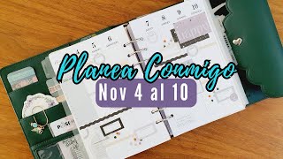 Noviembre 4 al 10  PLANEA CONMIGO  Agenda A5 [upl. by Aknaib691]