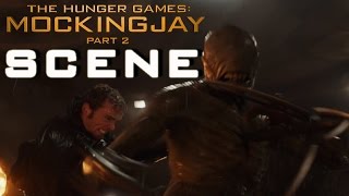 Mockingjay Part 2  Sewer Scene and Death of Finnick in Full HD [upl. by Aivirt]