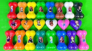 Satisfying Making Disney Princesses Slime  Finding Slime ASRM [upl. by Wright]