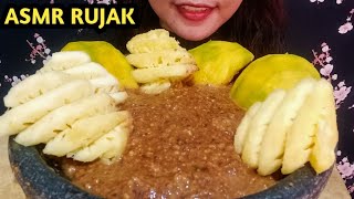 BIKIN NGILER ‼️ASMR RUJAK BUAH SAMBEL KACANG PEDAS [upl. by Enyrhtac]