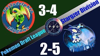 Pokémon Draft League  Philadelphia Flygons VS Clonbrook Kyogres  S6 W8 Stargazer Div [upl. by Yort873]