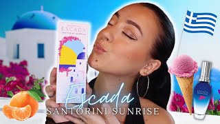 💙☀️NEW Escada Santorini Sunrise Perfume Review 💙☀️ [upl. by Nevar60]