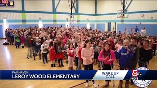 Wake Up Call from Leroy Wood Elementary [upl. by Hodgson694]