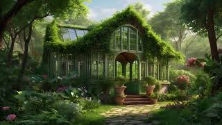 AMSR Ambience Vol 12 Peaceful Green House  Deep Relaxing Sound for Sleep Relax Study [upl. by Jay]