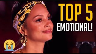 Top 5 Most EMOTIONAL Auditions on Britains Got Talent 2020 [upl. by Larue]