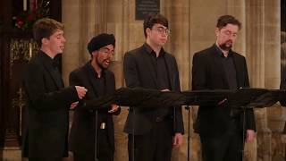 Away In A Manger Philip Lawson The Gesualdo Six at Ely Cathedral [upl. by Natika]