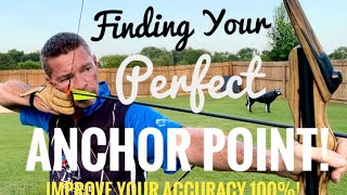 Finding Your Perfect Anchor Point Will Improve Your Accuracy 100 With Traditional Bows [upl. by Darrej]