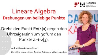 Lineare Algebra Drehungen um beliebige Punkte [upl. by Isoj870]