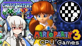 Mario Party 3 CPU Games  Chilly Waters [upl. by Aisetal]