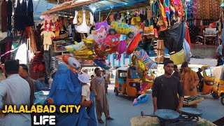 City life in Afghanistan  Jalalabad City  4K [upl. by Onid18]