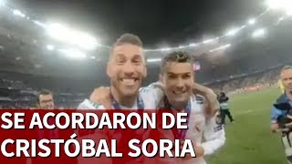 Ramos y Cristiano le dedicaron a Soria el ¿Dónde está serresiete  Diario AS [upl. by Ozmo]