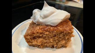 Homemade Applesauce Cake Recipe [upl. by Nalyad]