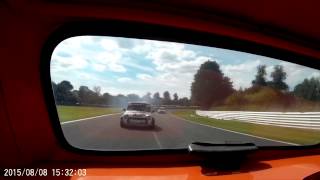 Rupert Deeth Crash Oulton Park 2015 [upl. by Rania]