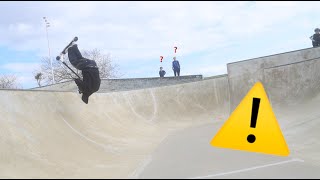 JE TEST UN GROS TRICKS DANS MON PARK LOCAL ❗️dangers [upl. by Cuyler801]