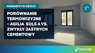 Badania termowizyjne samopoziomujacych wylewek podłogowych jastrychu cementowego Holcim [upl. by Eiggep]