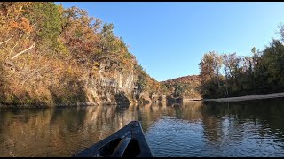 Canoeing Current River  Round Spring to Two Rivers  October 2223 2024 [upl. by Sibie78]