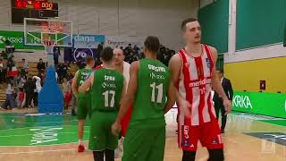 Krka  KK Crvena zvezda Meridianbet 6790  9 kolo ABALiga [upl. by Anoik416]