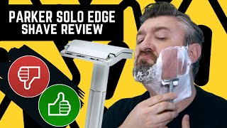 Wet Shave Review NEW SOLOEDGE From Parker Single Edge Safety Razor [upl. by Amimej]