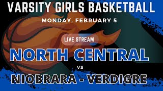 Varsity Girls Basketball North Central vs NiobraraVerdigre 2024 [upl. by Conall]