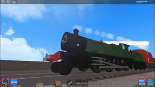 Roblox Grand Continental Railways steam trains testing [upl. by Aknayirp]