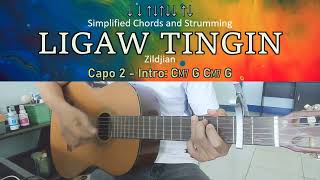 Ligaw Tingin  Ziljian  Guitar Chords [upl. by Idihsar]