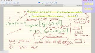 Deep Learning 38 1 Introduction to Adversarial AutoEncoders [upl. by Cir]